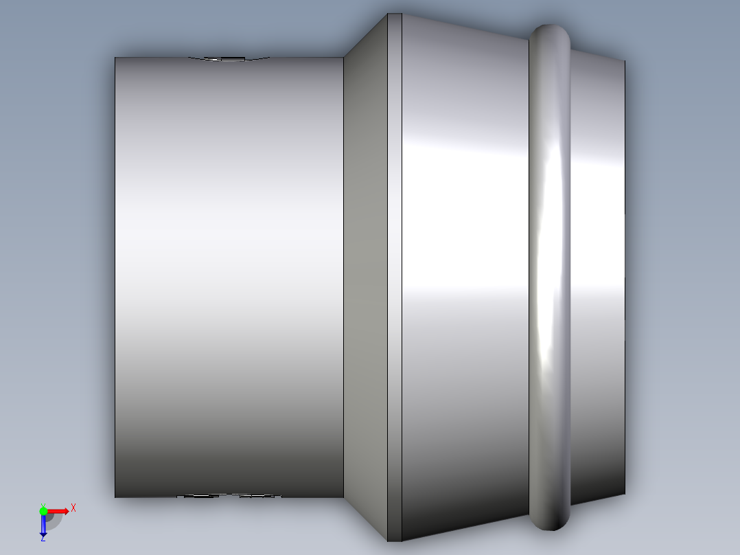 卡套式工业通用硬管接头EO_Blanking_plug_for_cones_VKA25CF俯视图
