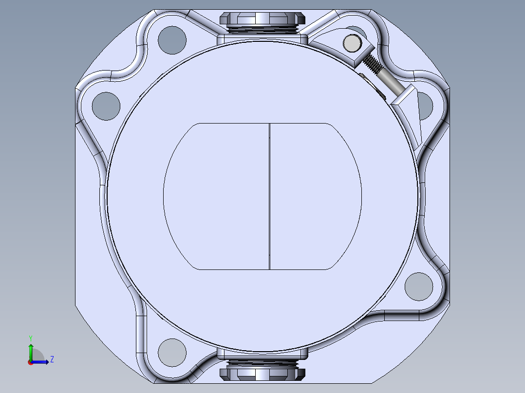 24V发电机左视图