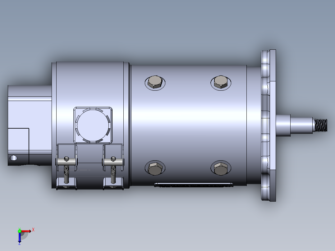 24V发电机俯视图