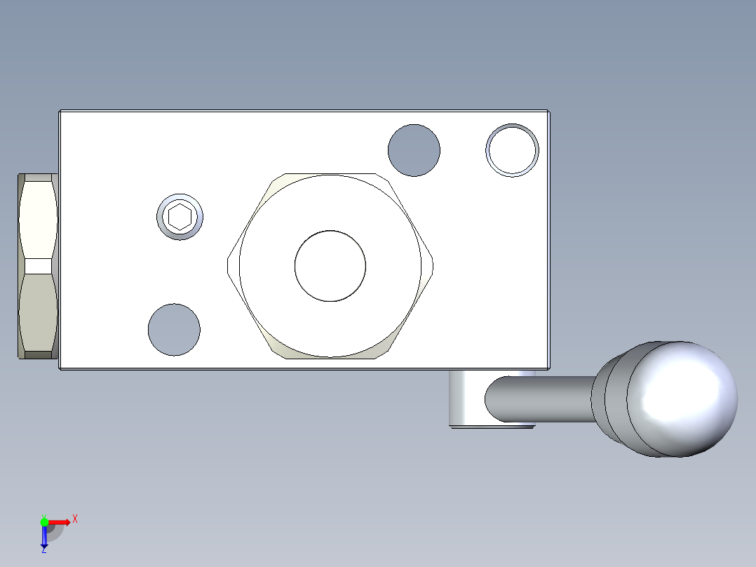 KOSMEKBT2x10-0多系列多零件图纸模型多系列多零件图纸模型俯视图