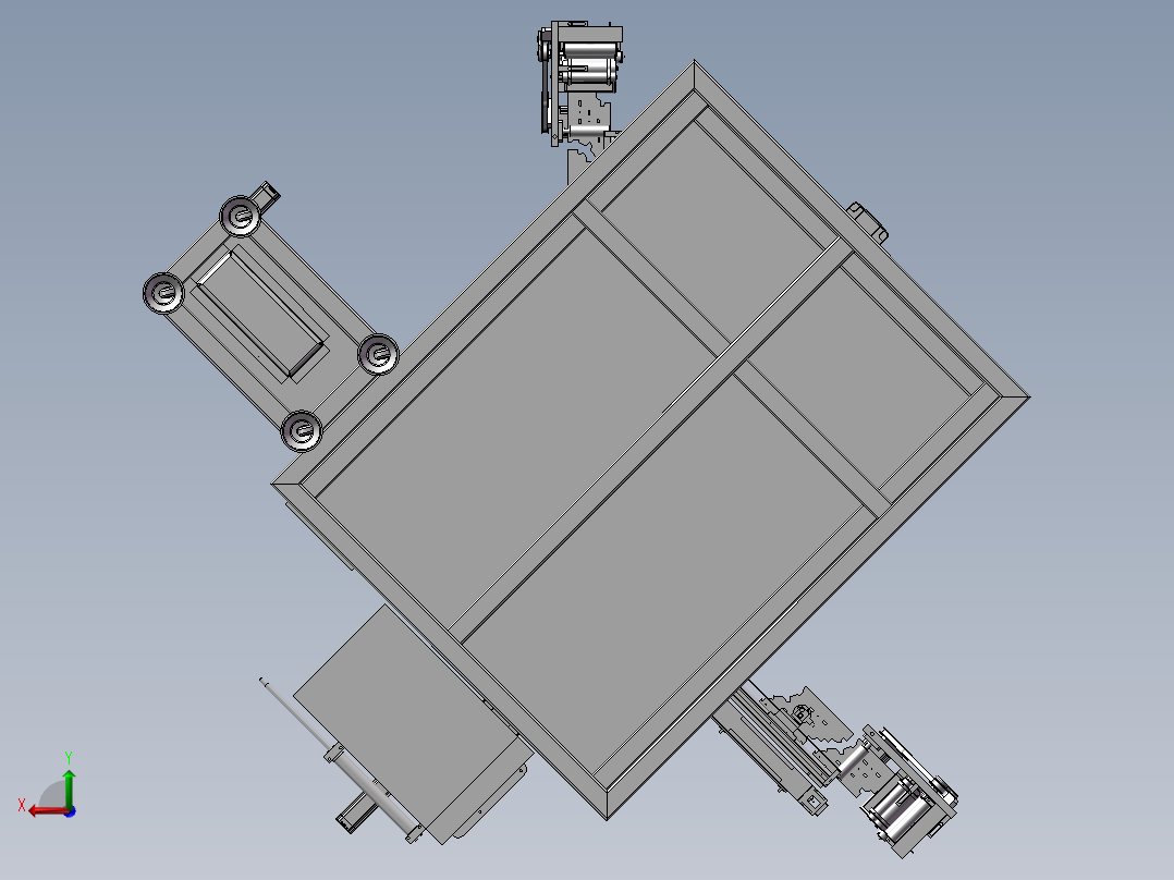 高精度贴合机后视图