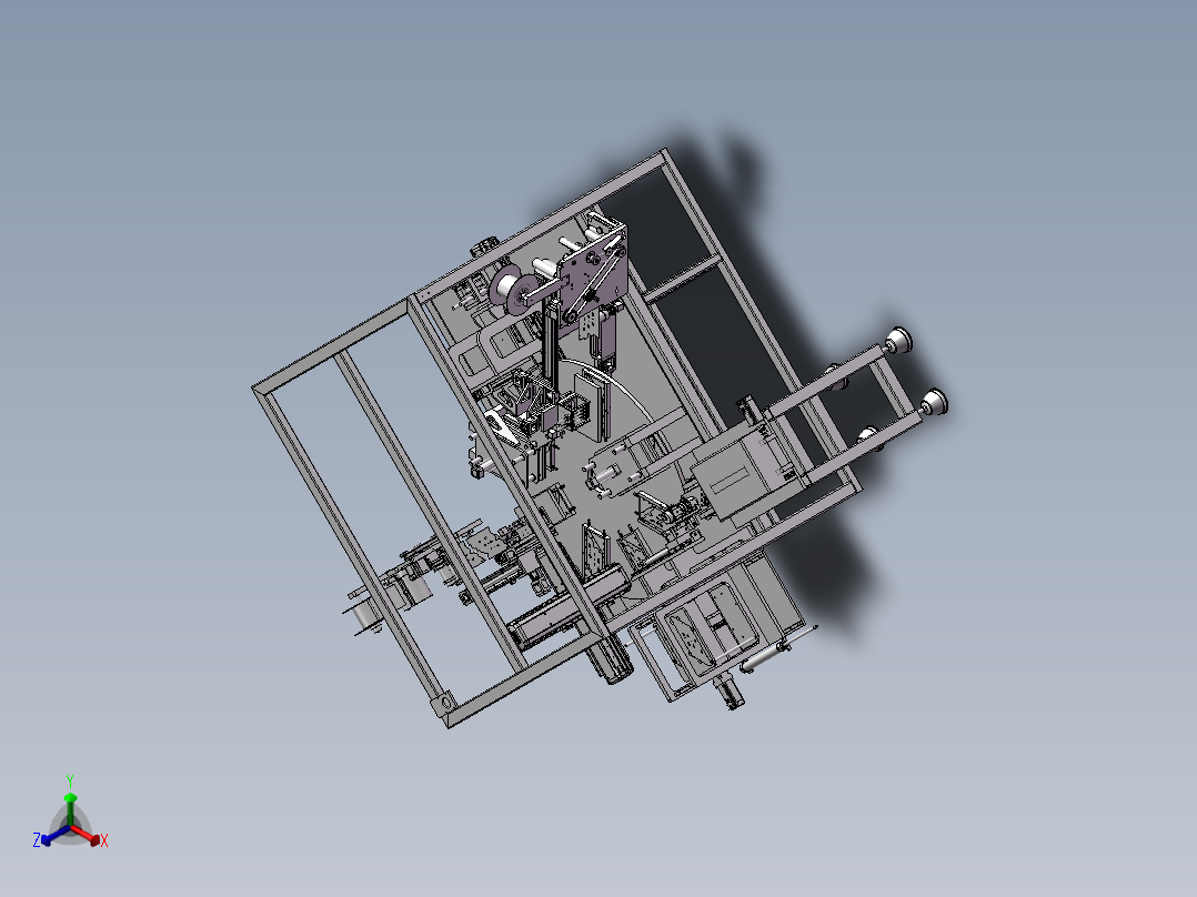 高精度贴合机正等轴测图
