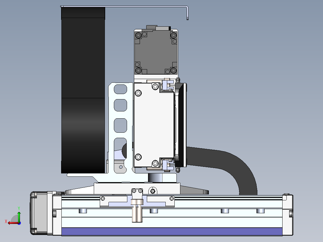 内嵌直交机械手XYG系列XYG440-A3后视图