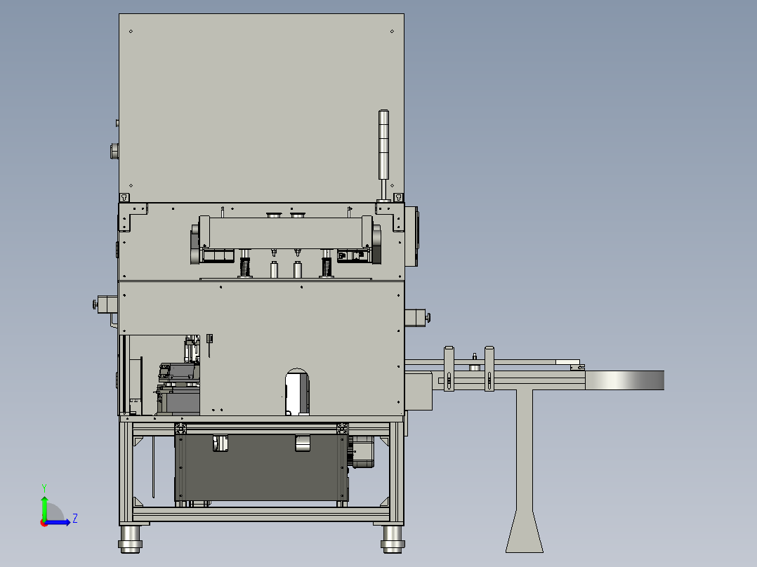 睫毛膏灌装旋盖机step左视图