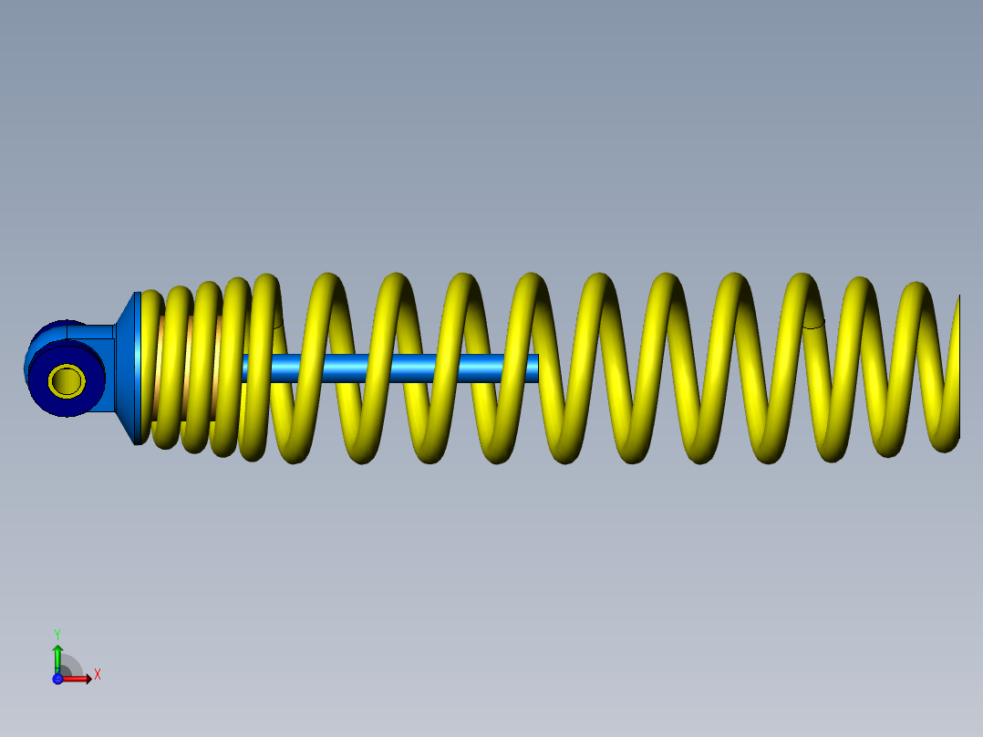 solidworks 冲击线圈前视图
