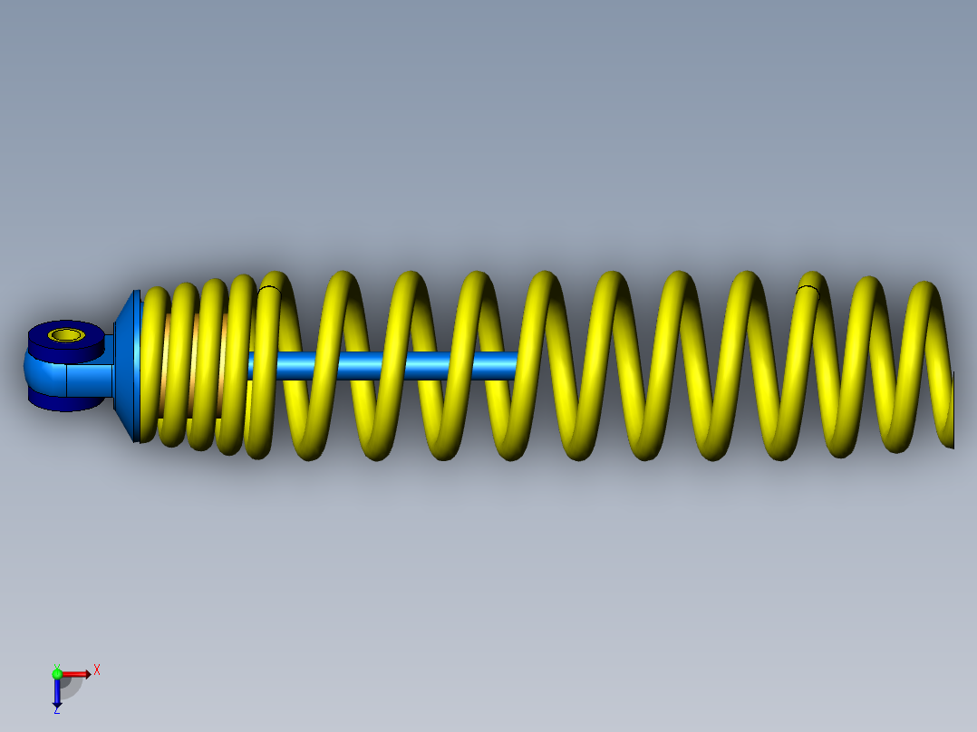 solidworks 冲击线圈俯视图