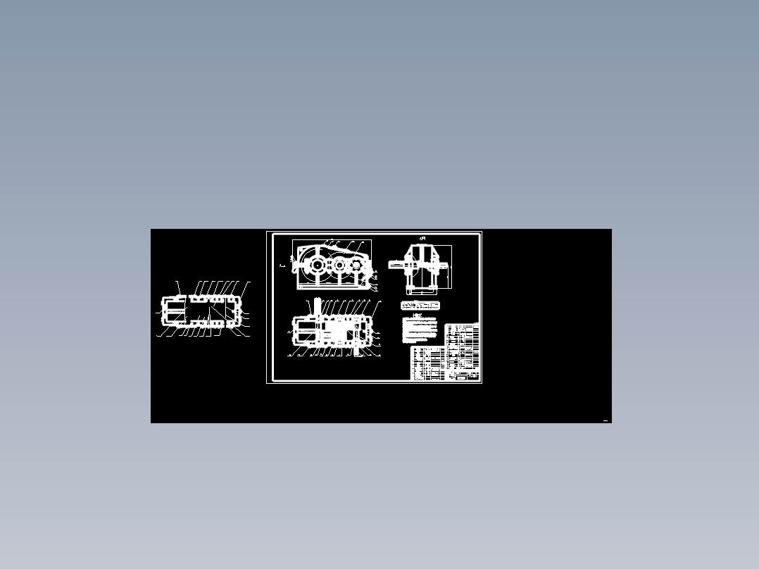 二级传动<span style='color: red'>齿轮</span><span style='color: red'>全套</span><span style='color: red'>图纸</span>