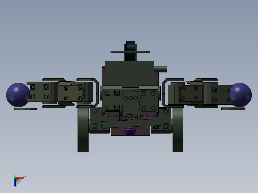 Q003-150-11ZA-1.5、8型空气压缩机十字头体铣十字头体两平面夹具设计[含三维SolidWorks]俯视图