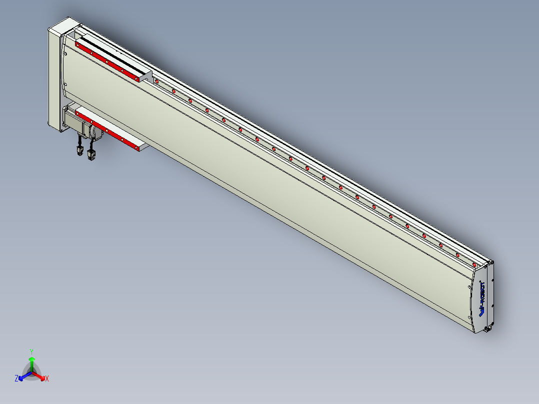 威洛博QF20-Lxx-C-S1140-BL-ZP40-C3正等轴测图