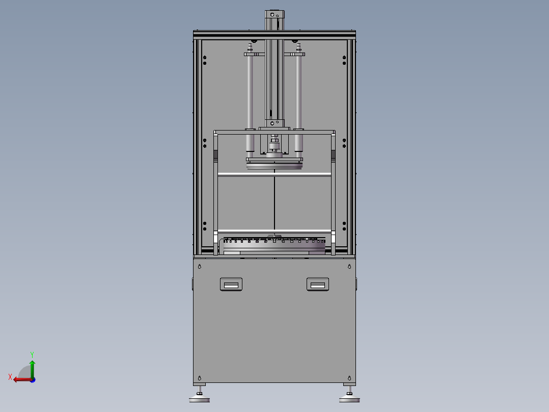 DD电机骨架压装机（sw18+cad+说明书）后视图