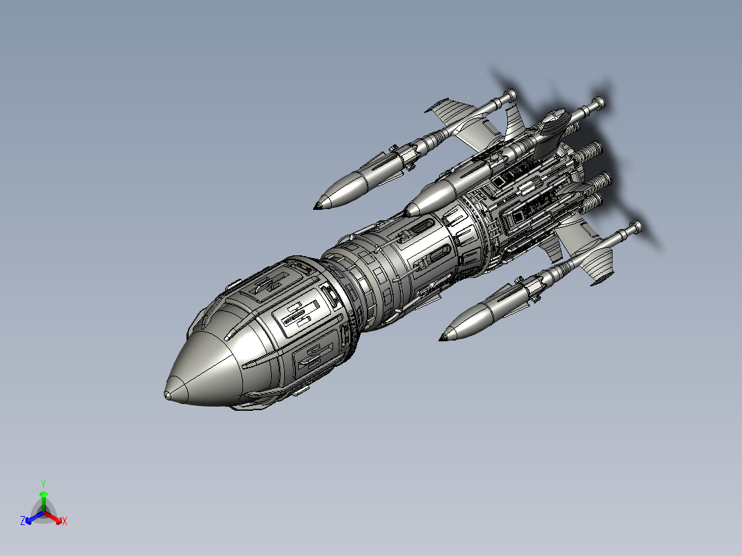 导模型<span style='color: red'>3D</span>图纸 STEP格式