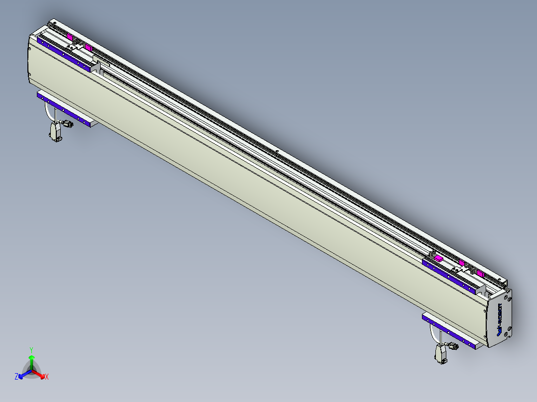 威洛博VL系列3d模型模组2VL14S2Y-S1100正等轴测图