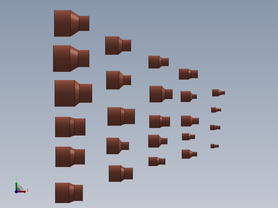 带设计表的同心异径管