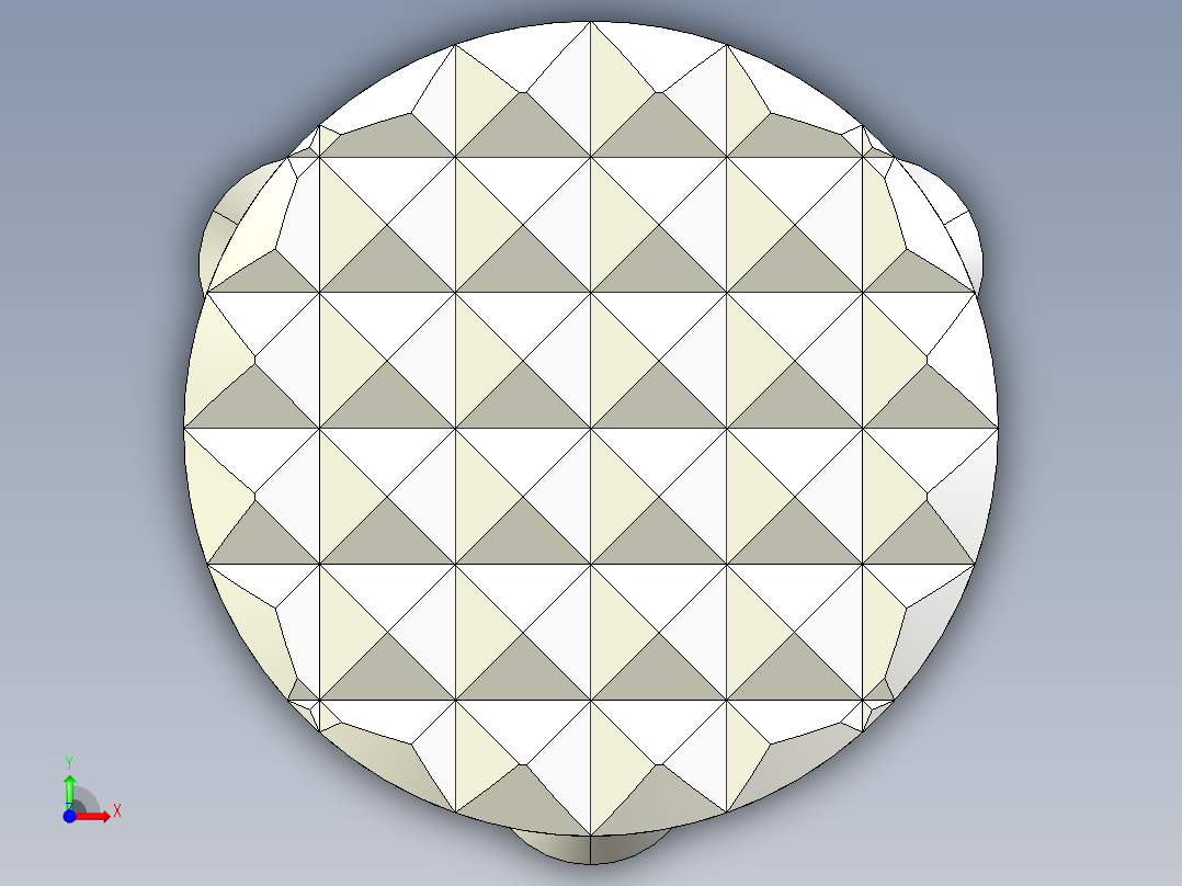 碳化鎢入子2262-3D多系列多零件图纸模型前视图