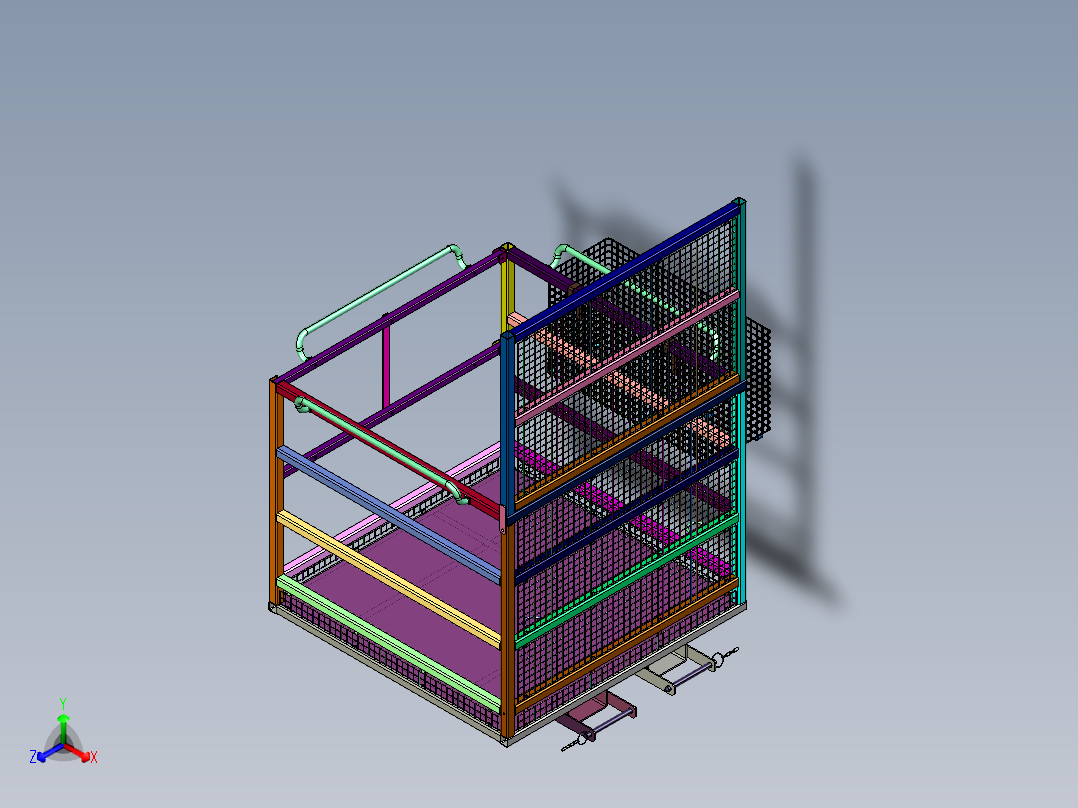 叉车高空检修作业平台