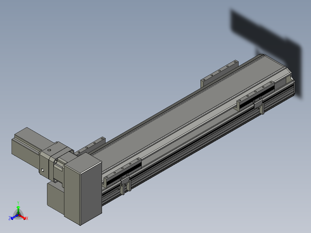 直线模组LHB17-L40-S550-RU设计图纸
