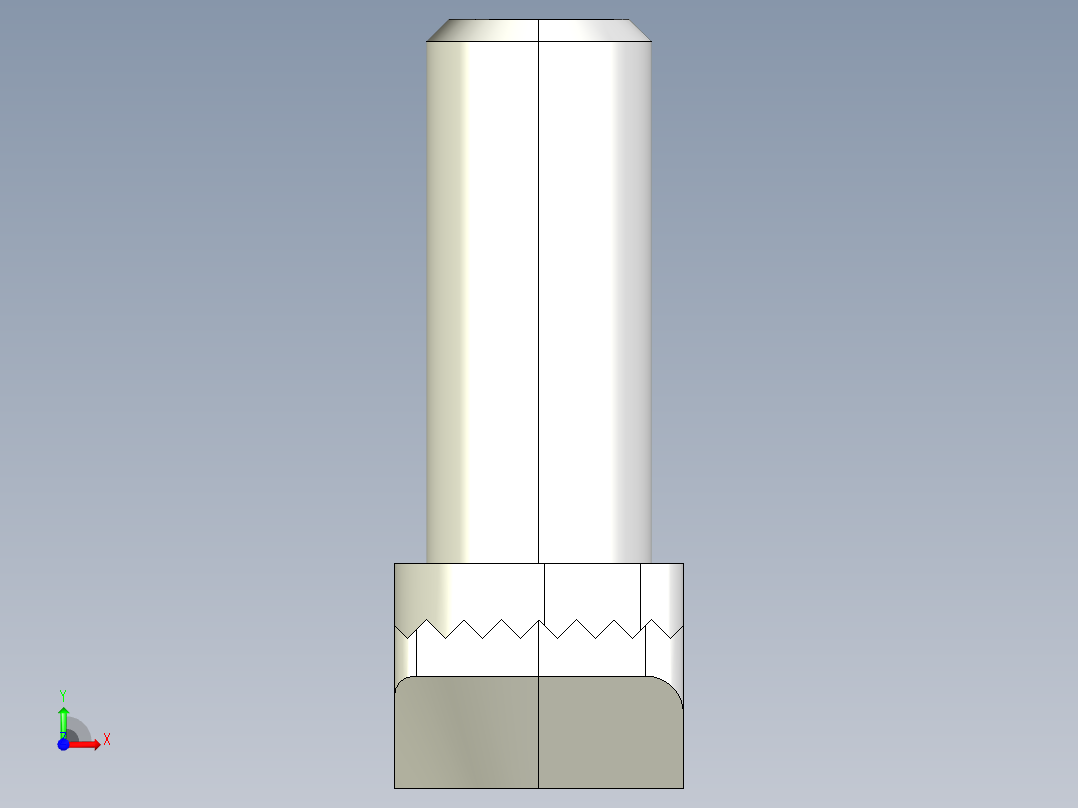 型材-BR M6X16 TBOLT KJN523920前视图
