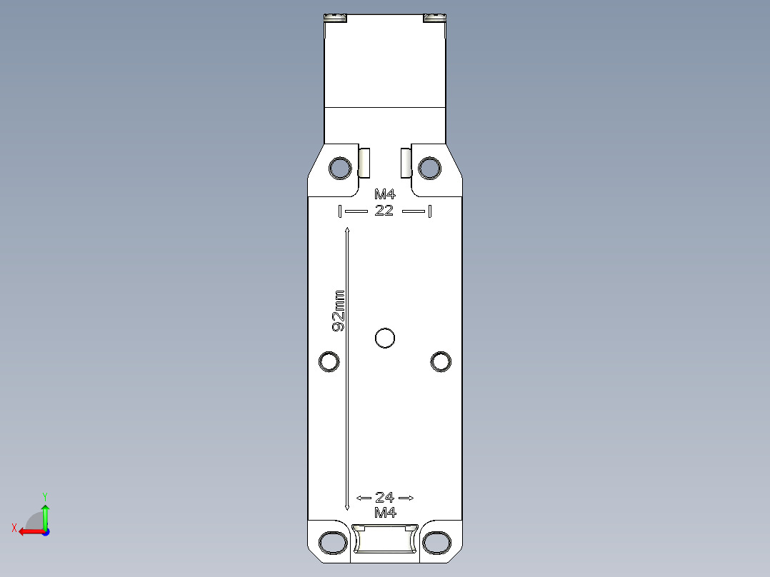 安全_区域传感器SDS03-3后视图