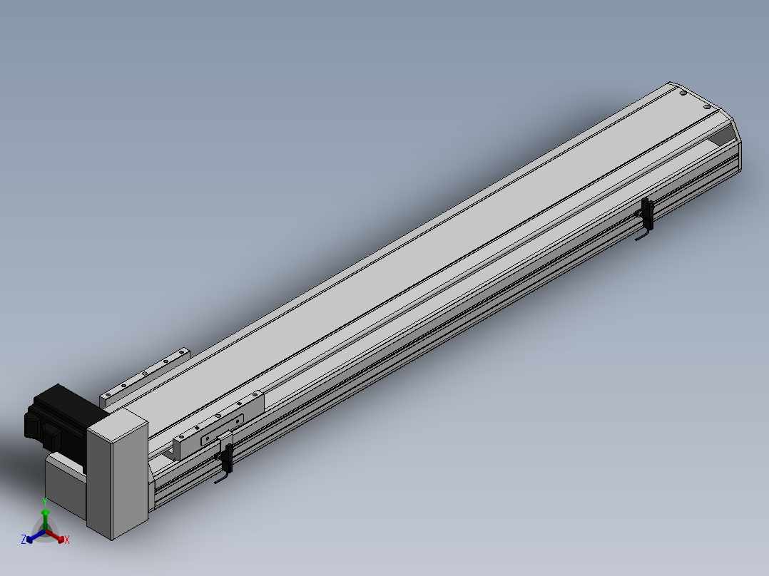精密模组MT140-L110-700-RU-M40-C4正等轴测图