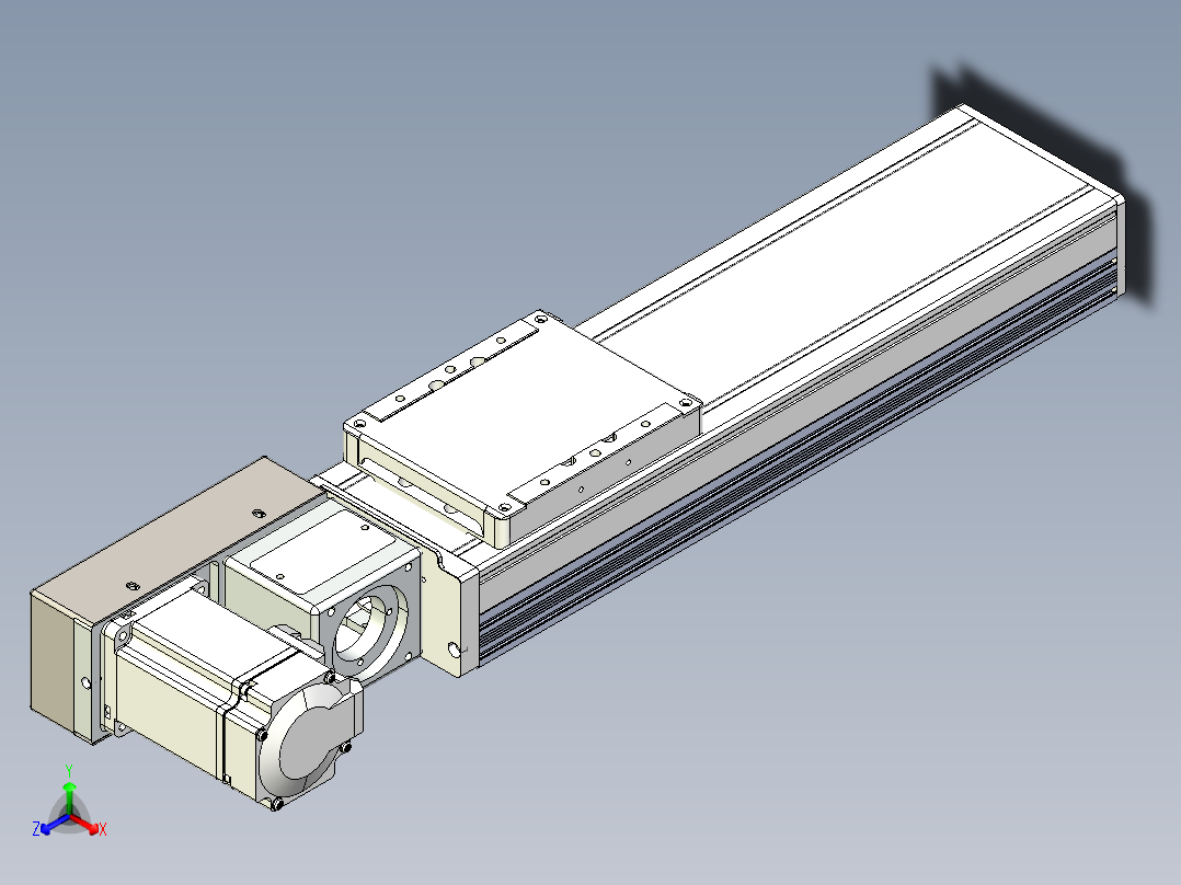 同步带全封闭直线模组TPA-HCB-105D-90-L200-ML-Y-P20-N3