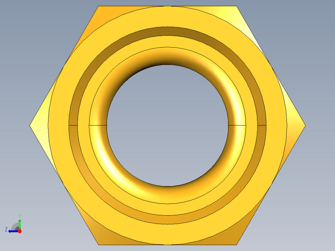 扩口式工业通用硬管接头Long Nut 41FL-6右视图