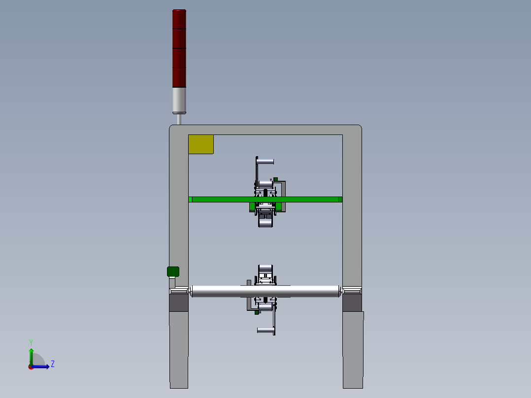 自动封箱机左视图