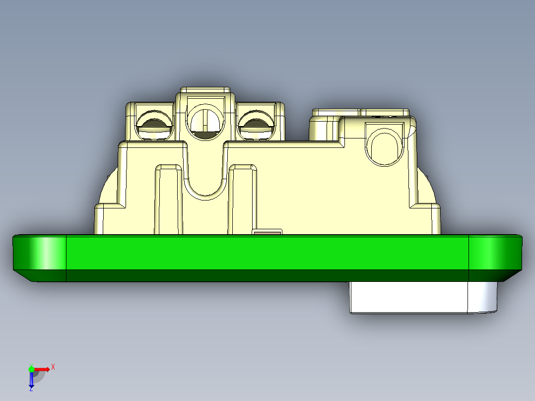 飞利浦-五孔一开 STP俯视图