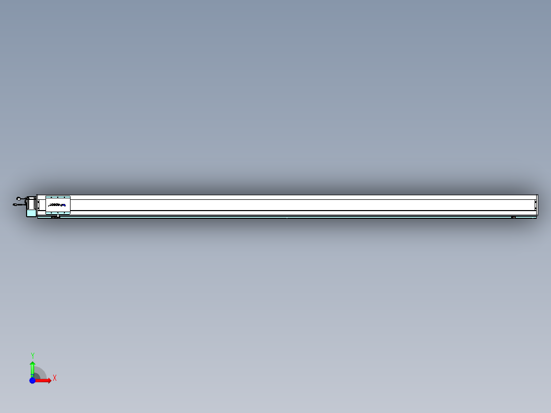 威洛博VBC同步带传动一无尘环境VBC14-L45-S2950-BLU-ZP40-C3前视图