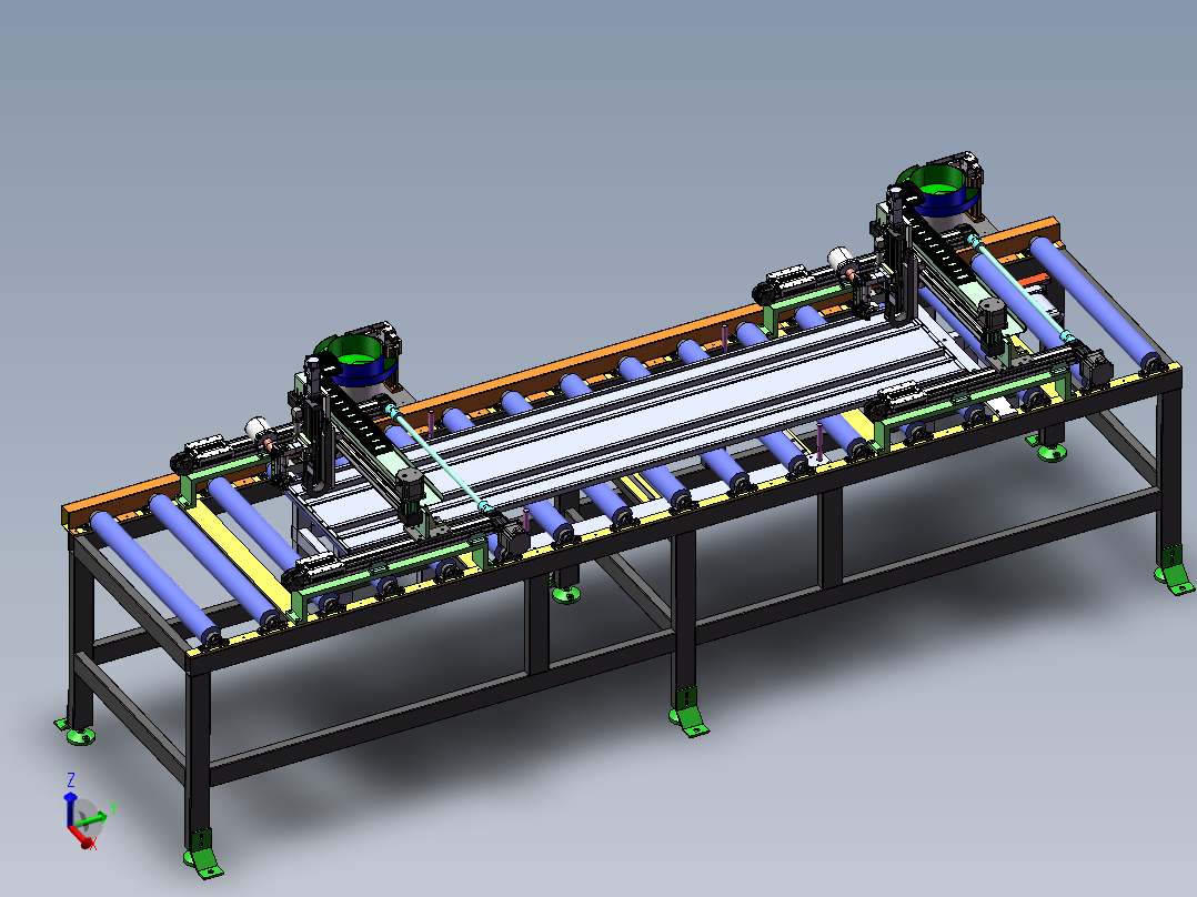 壁板三轴视觉自动拉钉sw19可编辑