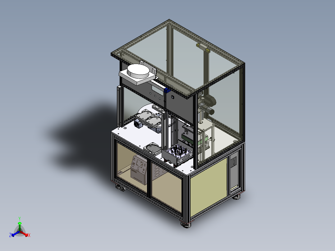 镜面押解和焊接sw20可编辑正等轴测图