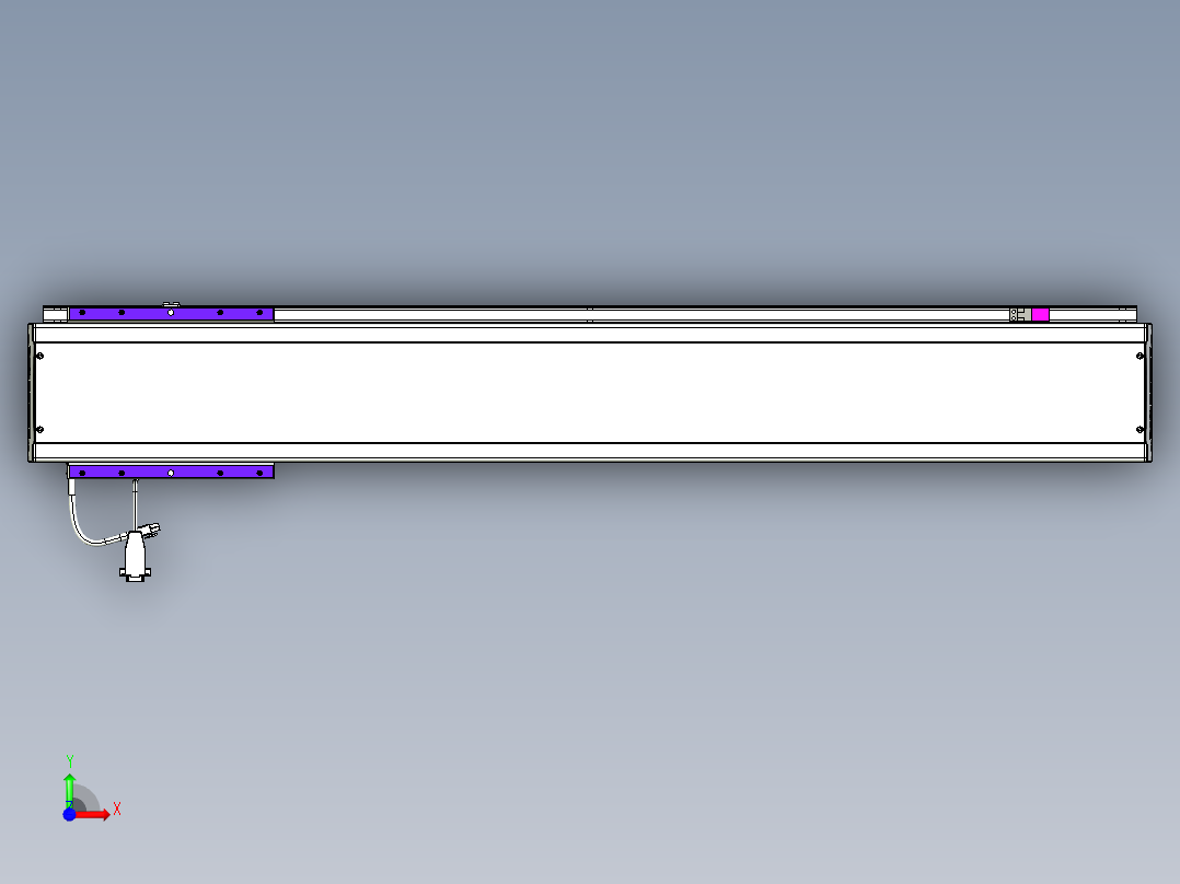 威洛博VL系列直线电机模组-VL14S3-S850前视图