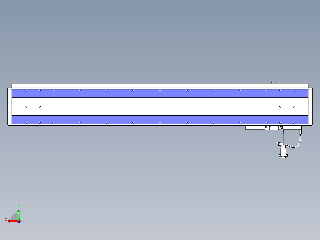 威洛博VL系列直线电机模组-VL14S3-S850后视图
