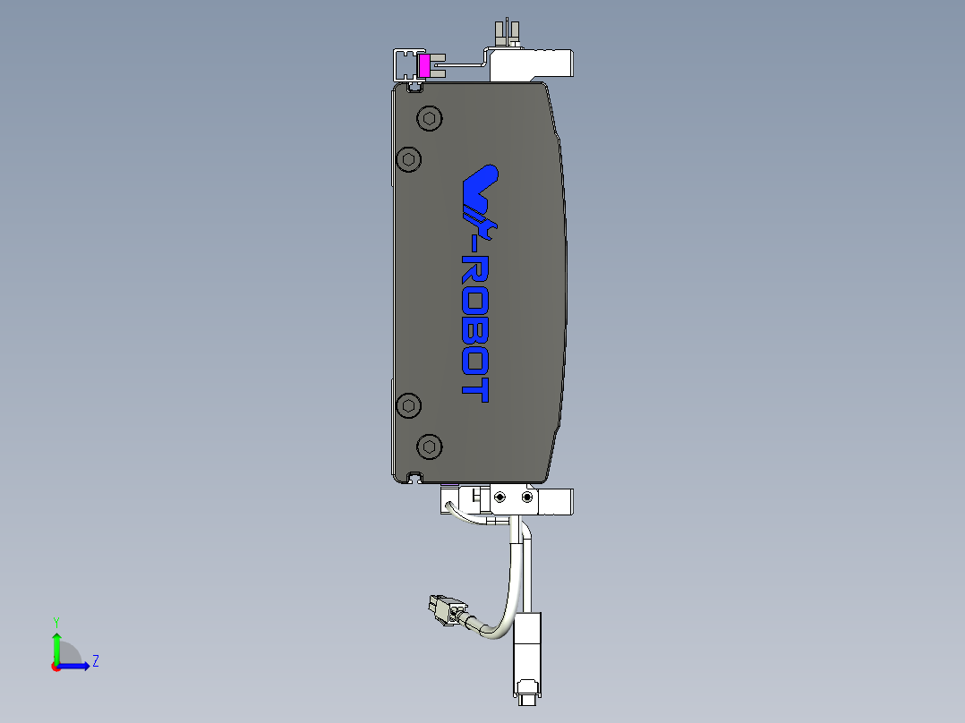 威洛博VL系列3d模型模组2VL22H2Y-S300左视图