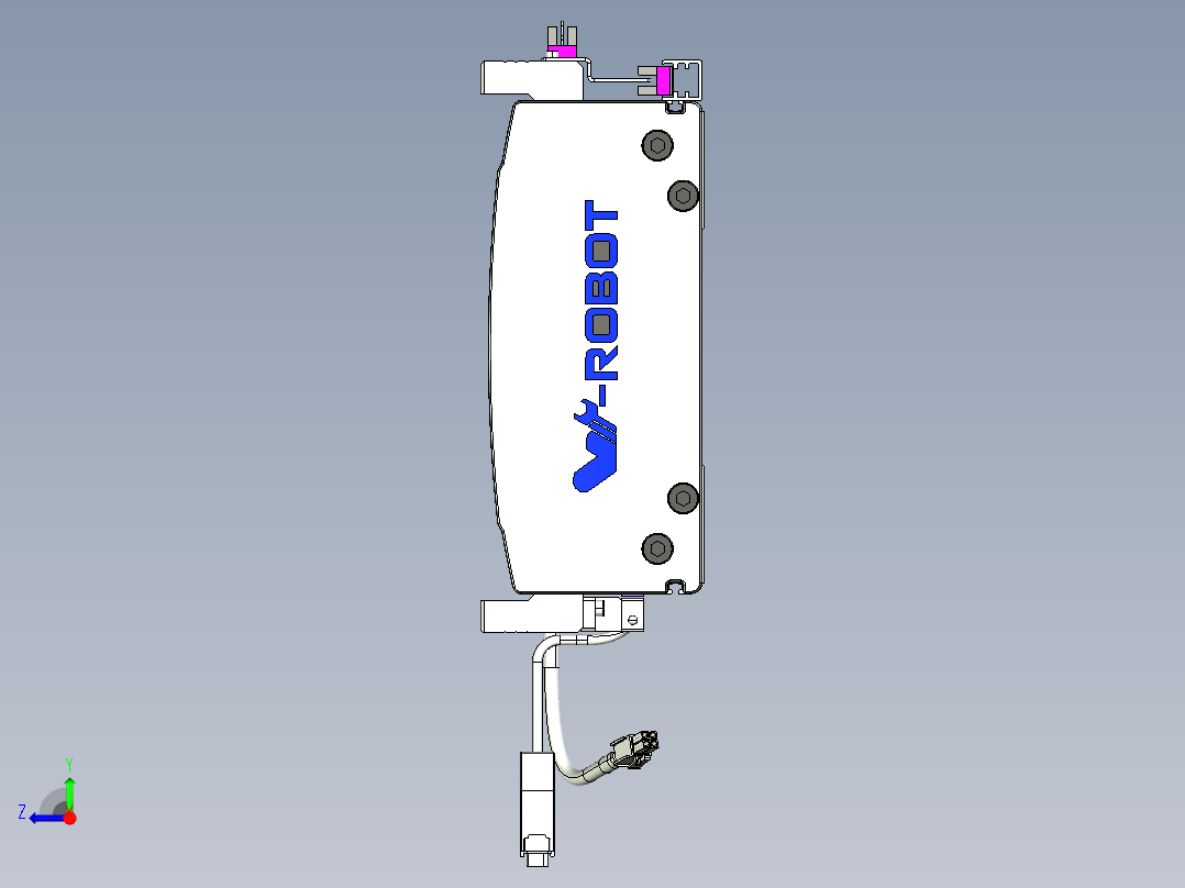 威洛博VL系列3d模型模组2VL22H2Y-S300右视图