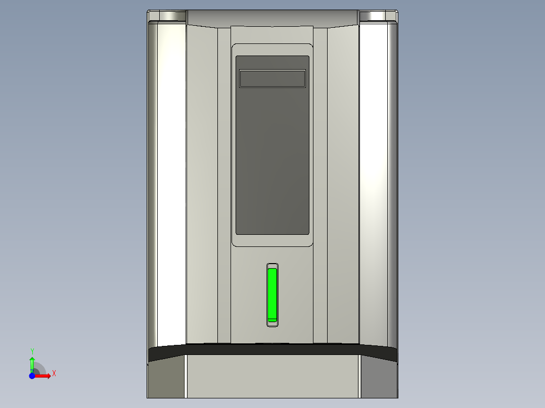 基恩士MD-F3000(W)_F3020(W)_H_kc图纸模型前视图