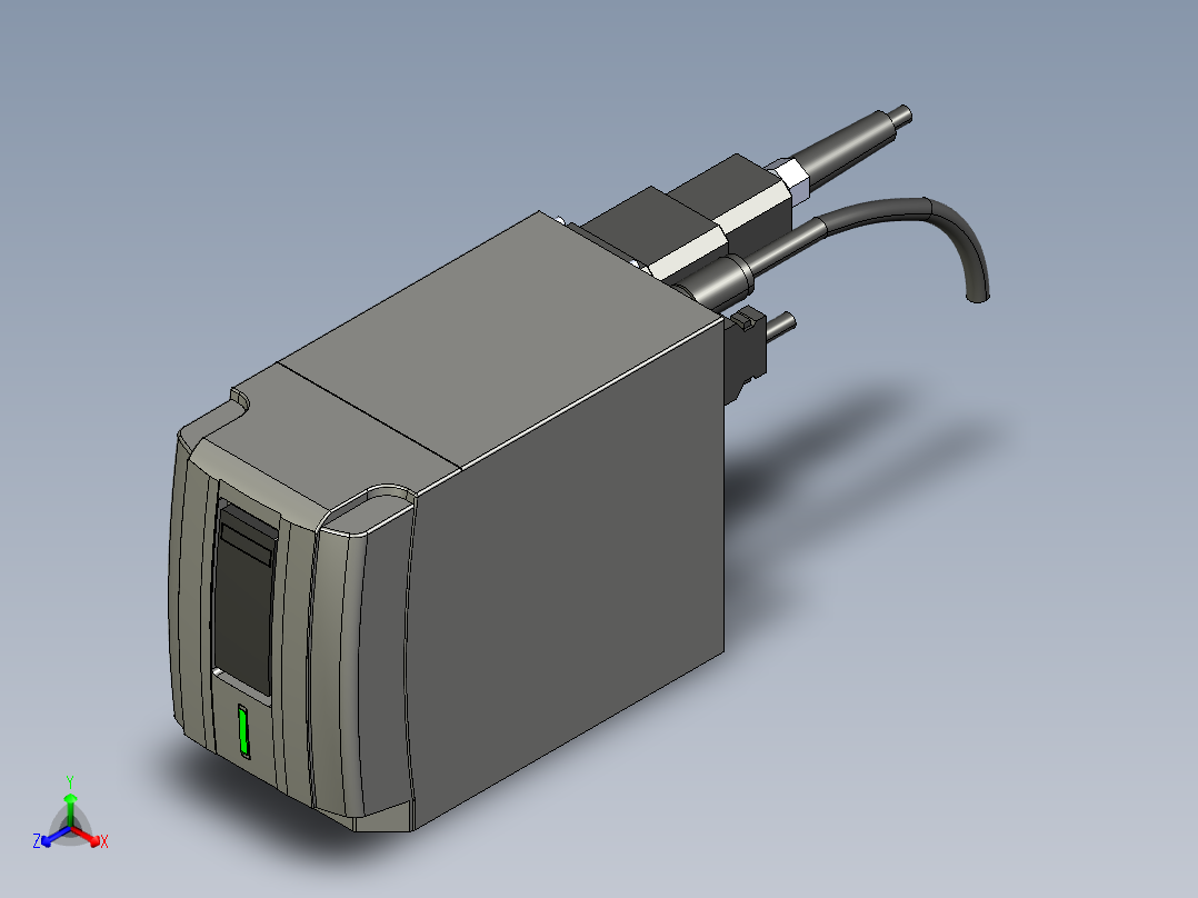 基恩士MD-F3000(W)_F3020(W)_H_kc图纸模型正等轴测图