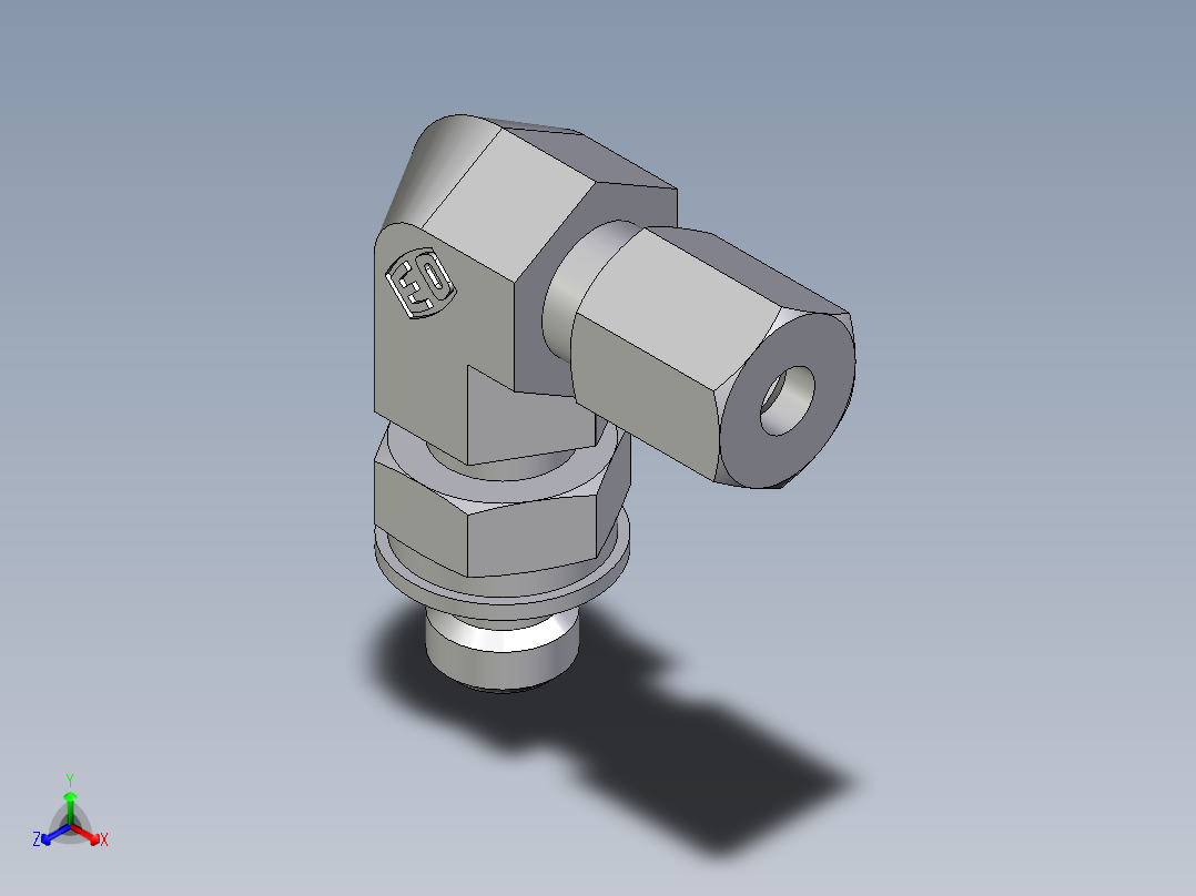 卡套式工业通用硬管接头EO_Adjustable_Locknut_elbow_WEE04ZLLMORCF