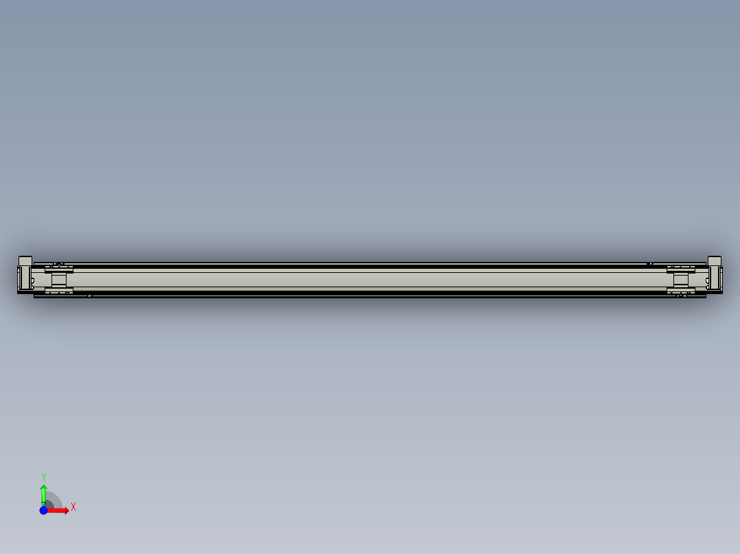 威洛博双电机滑台-VBF14S2-L50-S2900-BU-P40-C6前视图