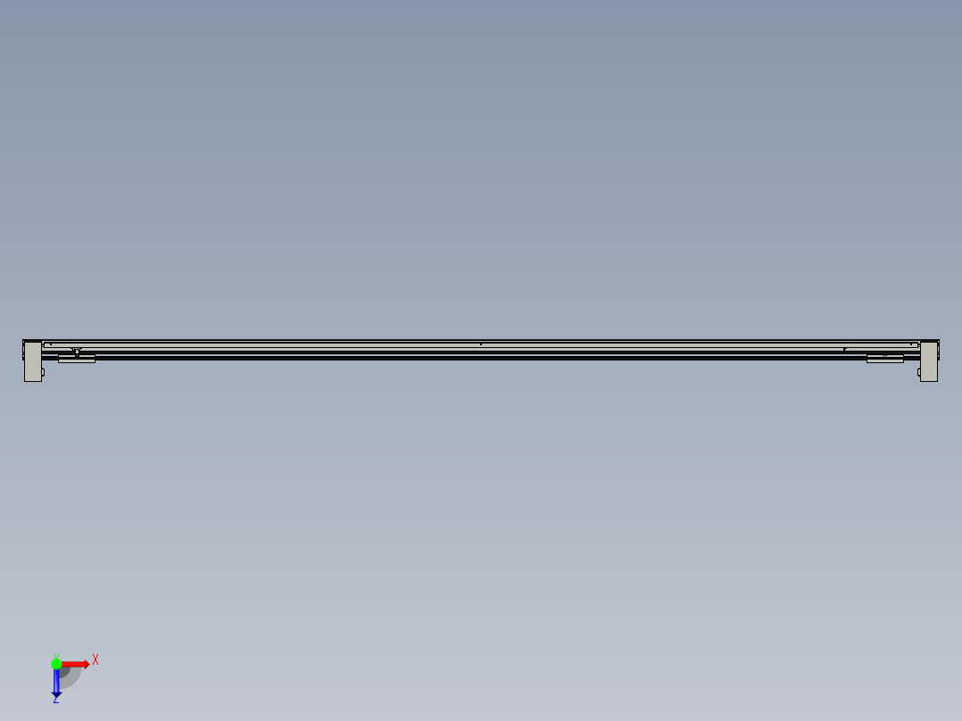 威洛博双电机滑台-VBF14S2-L50-S2900-BU-P40-C6俯视图