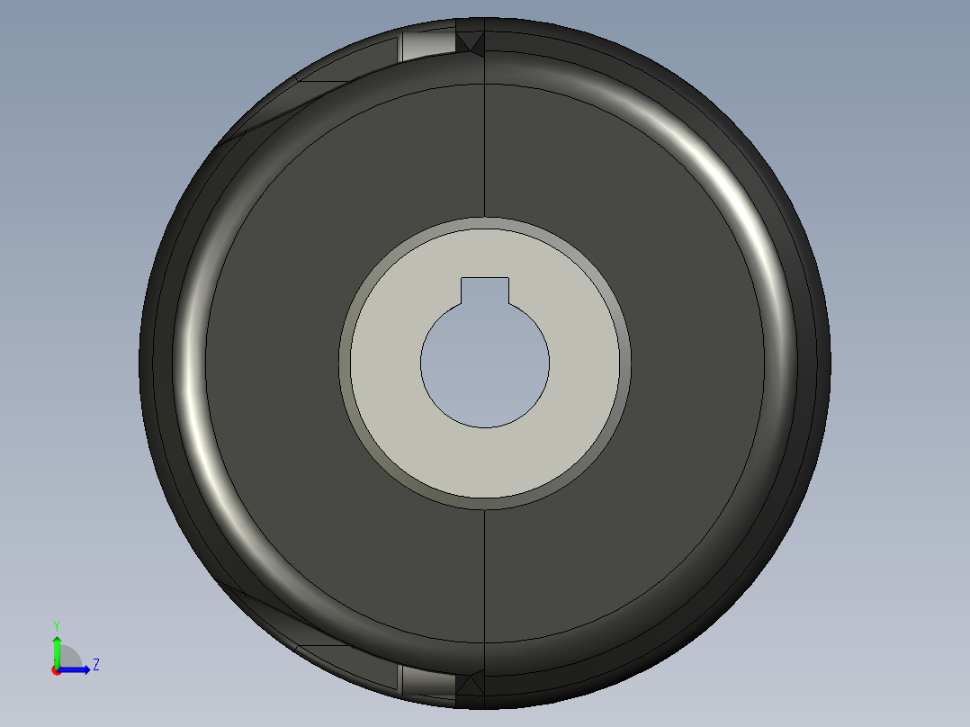 联轴器 (43)左视图