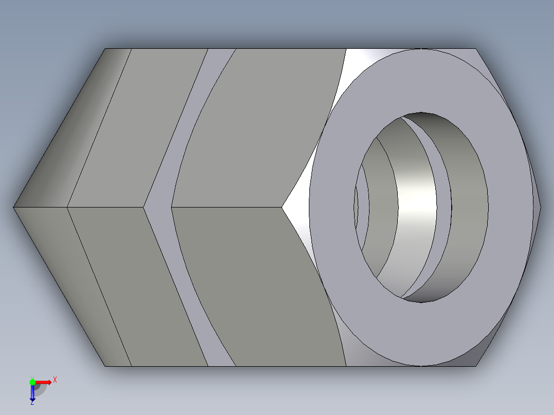 卡套式工业通用硬管接头EO_Swivel_nut_45_deg_elbow_EV30ZS71俯视图