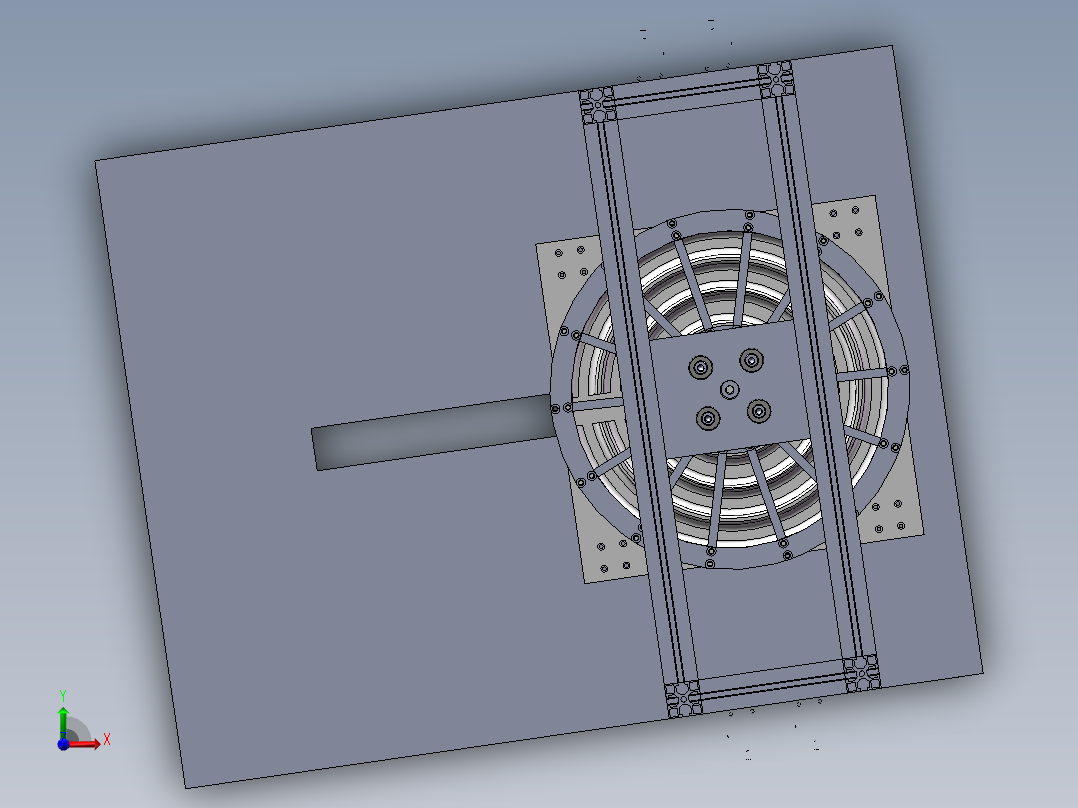 多头点胶机sw18可编辑前视图