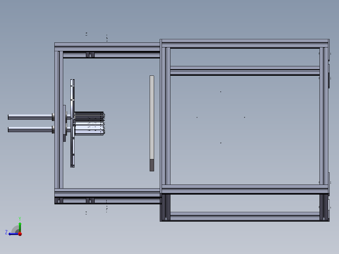多头点胶机sw18可编辑右视图