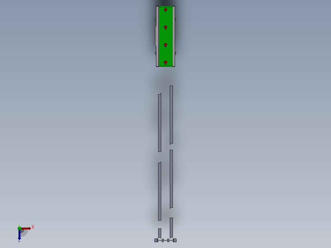 自动配页束带机sw20可编辑俯视图