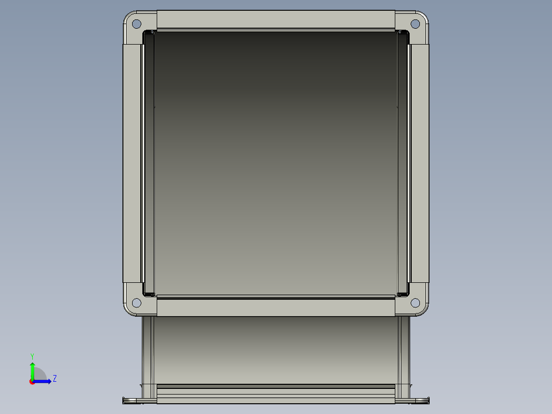 角形导管左视图