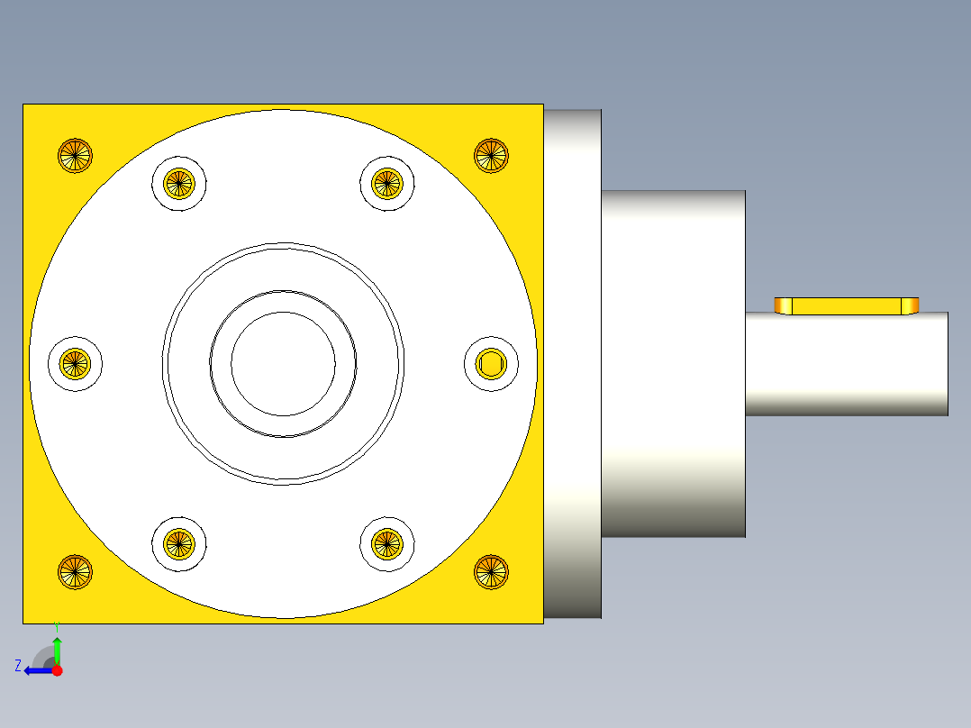 换向器PW90垂直输出-1 19-70-90-M6.stp右视图