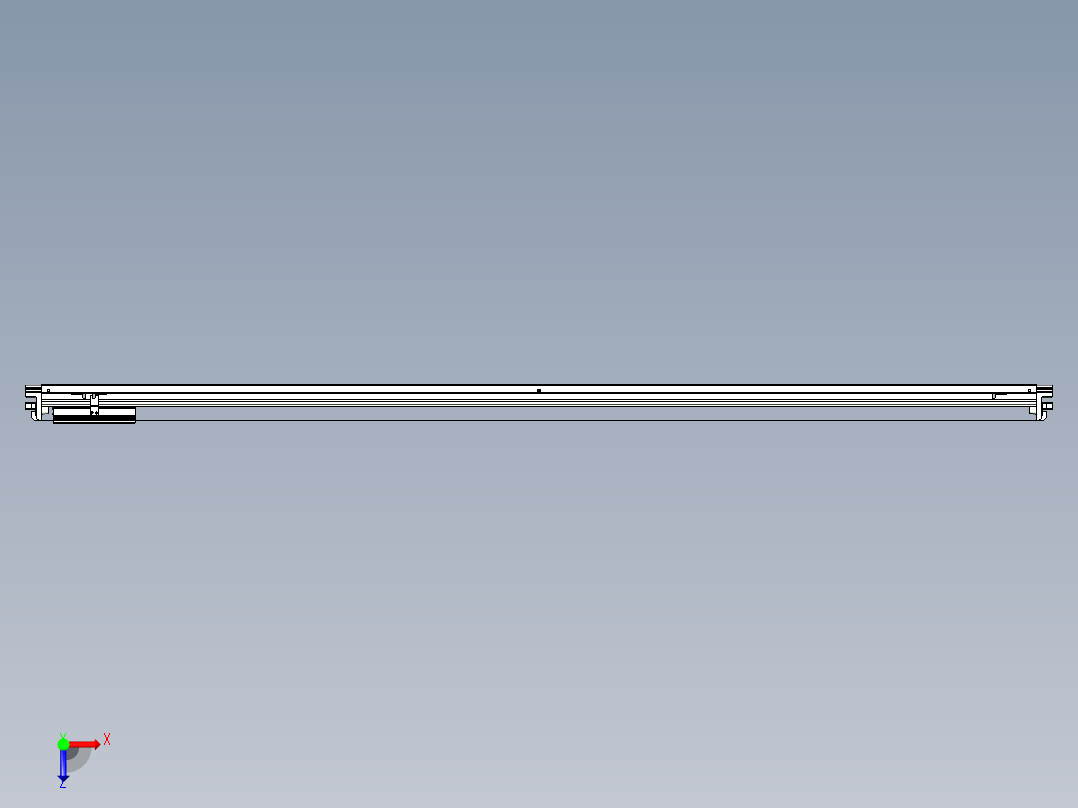 威洛博VL系列3d模型模组VL14S2Y-S1950俯视图