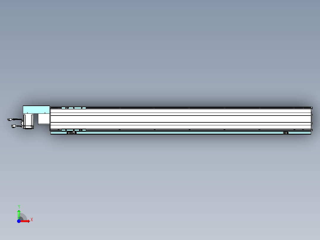 威洛博VBF同步带传动一般环境VBF14-L45-S1200-BR-ZP40-C3前视图