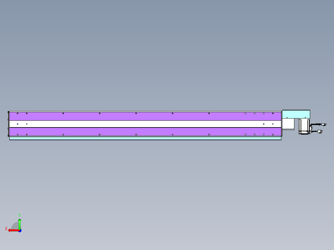 威洛博VBF同步带传动一般环境VBF14-L45-S1200-BR-ZP40-C3后视图