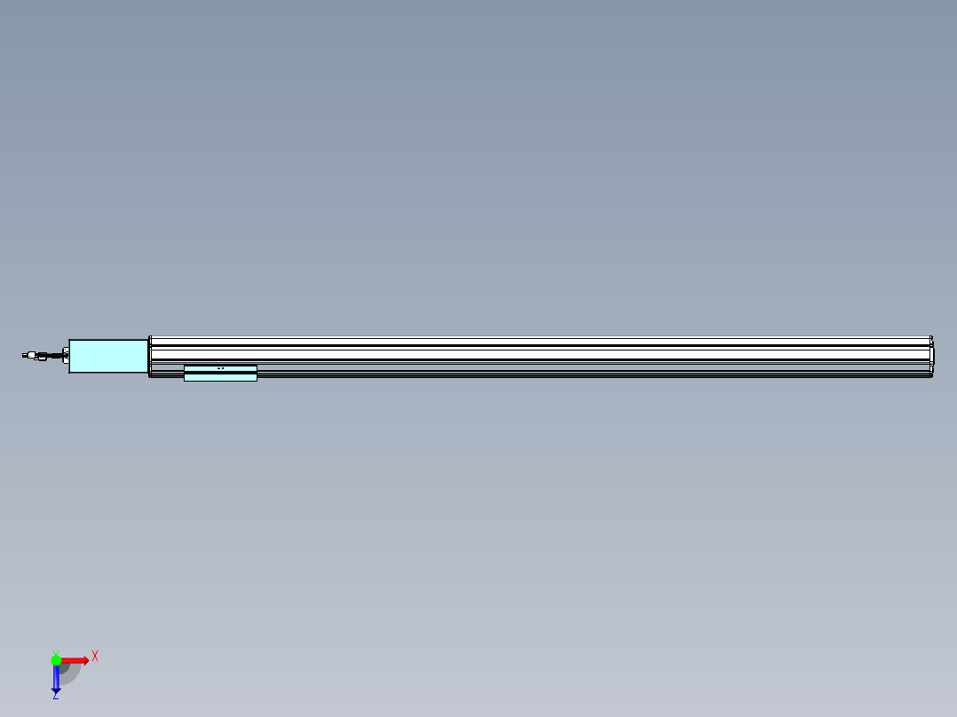 威洛博VBF同步带传动一般环境VBF14-L45-S1200-BR-ZP40-C3俯视图
